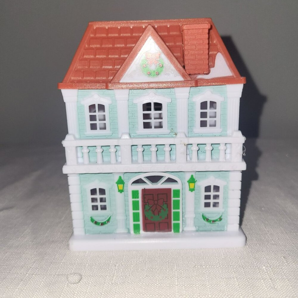 Miniature Christmas House Light-Up Decor
